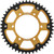 Rear Stealth Sprocket Alu/Stl 47t 520 Gld Hon/Kaw/Yam