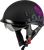 Hh 65 Corvus Helmet W/Peak Matte Black/Purple/Grey Xl