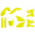 Plastic Body Kit Flo Yellow 90748 Plastic Body Kit Flo Yellow 90748