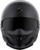 Covert Open Face Helmet Matte Black Lg
