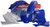 Plastic Body Kit Blue 90108