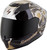 Exo R420 Full Face Helmet Sugarskull Black/Gold Xl