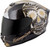Exo R420 Full Face Helmet Sugarskull Black/Gold Lg