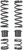 Zbroz Dual Rate Spring Kit 36" Aggressive S D Gen4 S/M Zbroz Dual Rate Spring Kit 36" Aggressive S D Gen4 S/M