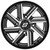 Chopper Wheel 14x7 4/110 5+2 (+10mm) Blk/Machined