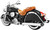 Racing Slip Ons 4" Chrome W/Black Tip Indian Racing Slip Ons 4" Chrome W/Black Tip Indian