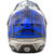 Mx 46 Off Road Uncle Helmet Black/Blue Lg