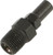 Sniper 2 Npt Straight Male Adapter Black 1/8"