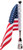Usa 6x9 Flag And Mount For 1/2" Round Bar