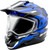 Gm 11s Dual Sport Vertical Snow Helmet Black/Blue Xs