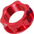 Steering Stem Nut & Bolt Red M24x30 P1.5 H14