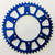 Rear Sprocket Aluminum 50t 520 Blu Hon/Yam Rear Sprocket Aluminum 50t 520 Blu Hon/Yam