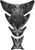Tank Pad Flames Black