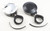 Billet Side Mirrors Round W/Bezel White 1.75" Billet Side Mirrors Round W/Bezel White 1.75"