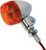 Turn Signal Style 1 Chrome/Amber Lens 3 Wire