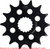 Front Cs Sprocket Steel 13t 520 Kaw 40-06-13