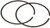 Piston Rings 67.95mm Yam For Vertex Pistons Only
