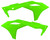 Radiator Shrouds Fluorescent Green