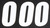 Number 0 White 6" 3/Pk Number 0 White 6" 3/Pk