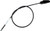 Black Vinyl Front Brake Cable 05-0087
