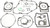 Complete Gasket Kit Husq
