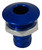 Billet Thru Hull Water Fitting Bilge Pump Outlet Blue Billet Thru Hull Water Fitting Bilge Pump Outlet Blue