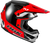 Kinetic Dbk Helmet Black/Red/Grey Xs