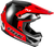 Kinetic Dbk Helmet Black/Red/Grey Sm