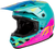 Youth Kinetic Drip Helmet Turquoise/Pink/Yellow Ys
