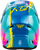 Youth Kinetic Drip Helmet Turquoise/Pink/Yellow Yl
