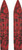 Pr/ Sly Dog Powderhound Ski 8" Red/Black Swirl Pr/ Sly Dog Powderhound Ski 8" Red/Black Swirl