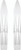 Pr/ Sly Dog Powderhound Ski 7" White Pr/ Sly Dog Powderhound Ski 7" White