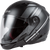 Of 77 Open Face Reform Helmet Matte Black/Silver Sm