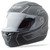 Ff 88 Full Face Derk Helmet Matte Black/Silver 3x