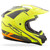 Gm 11 Dual Sport Expedition Helmet Matte Hi Vis Yel/Blk Sm