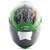 Youth Gm 49y Full Face Alien Helmet Black/Green Ym
