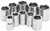 10 Pc 3/8" Met Socket Set Shallow