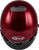 Gm 32 Open Face Helmet Candy Red Lg