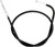 Black Vinyl Clutch Cable 04-0220