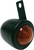 Bullet Marker Light W/Brkt Blk Amber Lens Single Filament