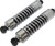 12" Shock W/Short Cover Chrome Big Twin 73 86