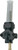 Petcock 13/16" Bung Down Spigot Black