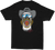 Stache Mullet Moto Tee Black Lg