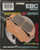 Brake Pads Sfa209/2hh Double H Sintered