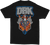 Wide Open Tee Black Lg
