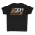 We Race Youth Tee Black Ys