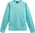 Women's Ageless Crew Fleece Light Aqua/White 2x