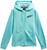 Womens Ageless Chest Hoodie Light Aqua/Black 2x
