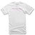 Linear Wordmark Tee White/Pink Sm