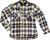 Covert Womens Flannel White/Yellow Md